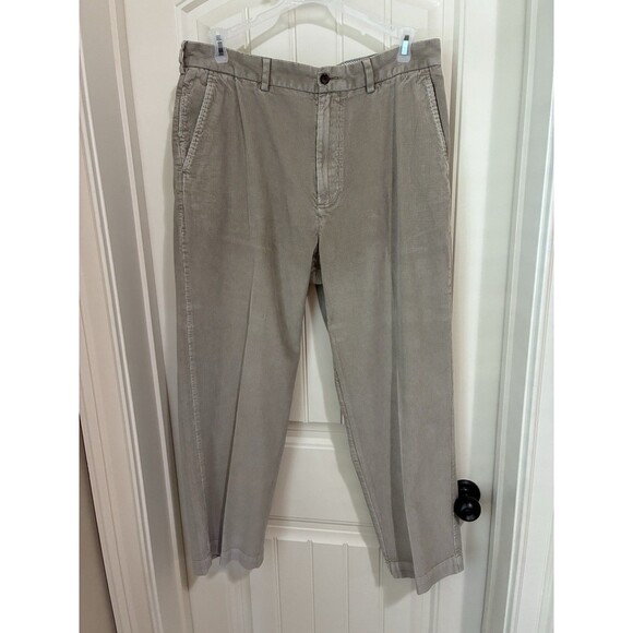 Daniel Cremieux Classics  Corduroy Pants Beige Khaki 36 X 28 - Picture 1 of 2